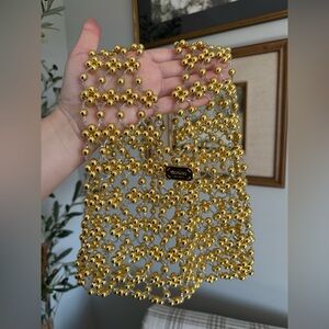 Vanina Beirut Gold Pearl Bag - Stunning!